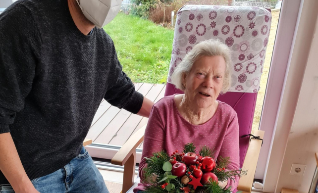 90. Geburtstag von Bewohnerin Katharina Ulshöfer