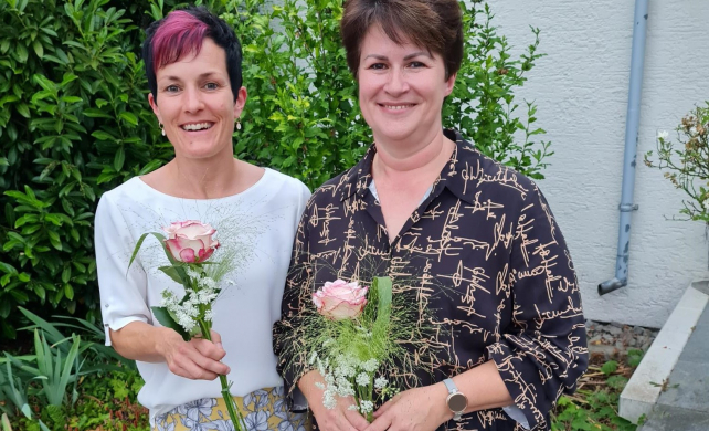 neue Pflegedienstleitung Diakoniestation Sandra Kießig und Jasmin Weingärtner