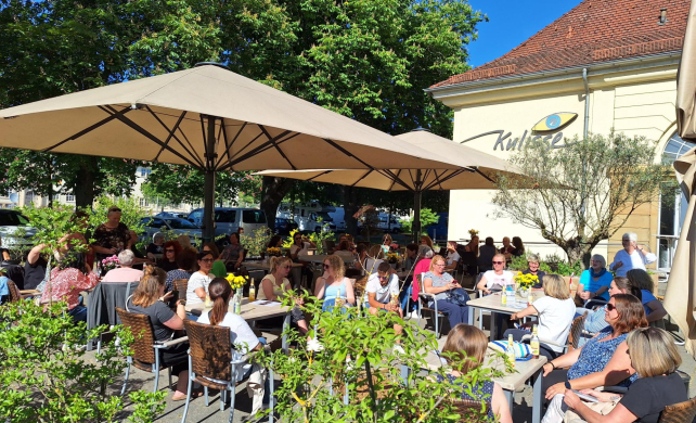Bistro vor dem  Kino Kulisse in Ettlingen