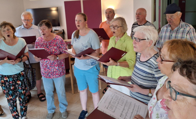 Liederkranz Nöttingen war im Juli 2024 zu Gast