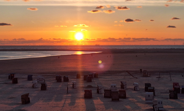Sonnenuntergang Borkum
